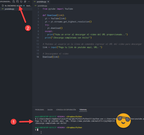 Descargar videos de Youtube con Python y Pytube – Academia de Joystick
